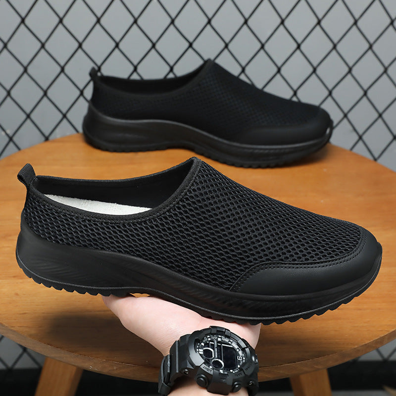 Damen Atmungsaktive Slip-On Freizeitschuhe mit flexiblem Material