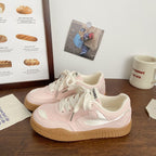Damen Sneakers mit atmungsaktivem Obermaterial und dämpfender Laufsohle