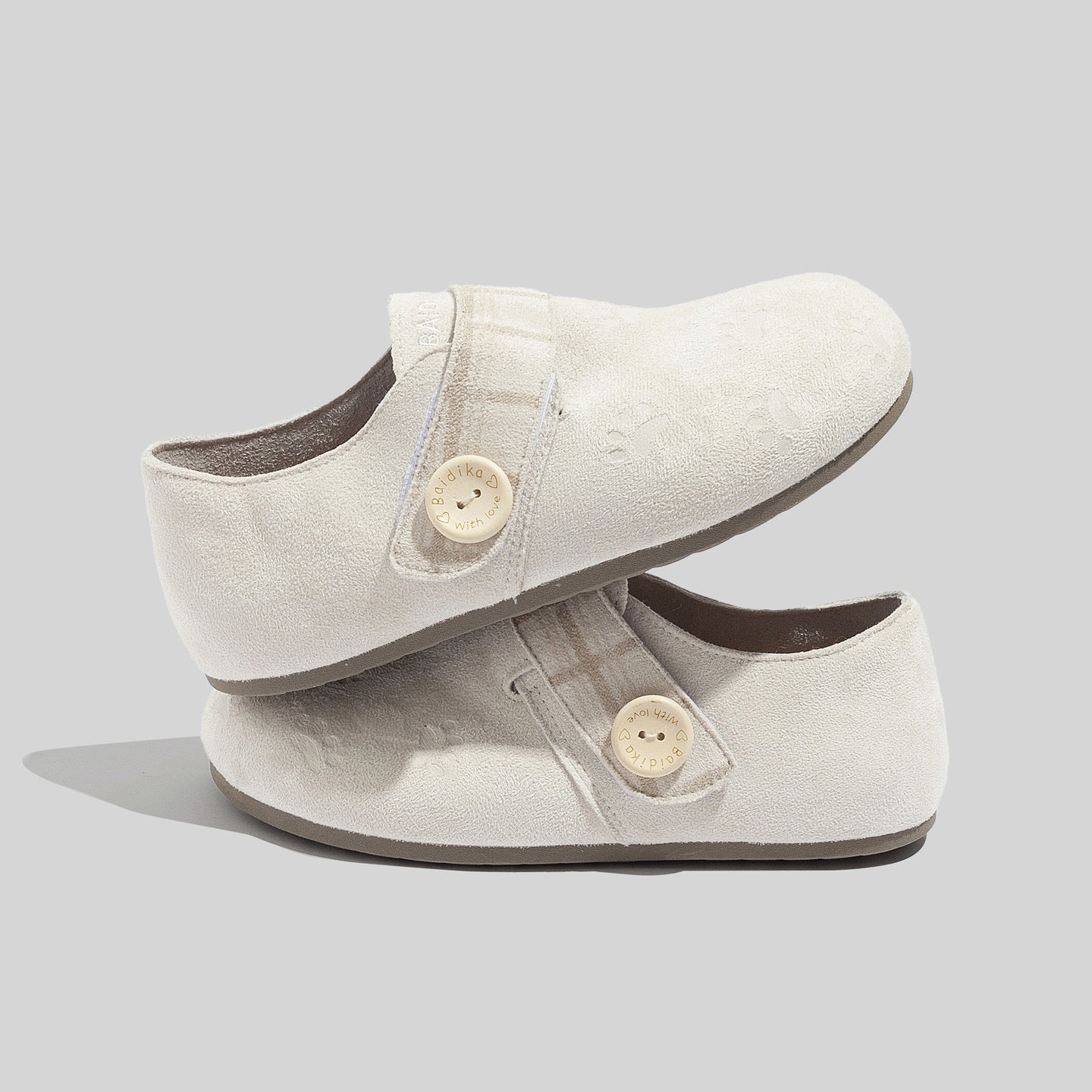 Damen Komfortable Slipper mit modischem Riemen und weicher Sohle
