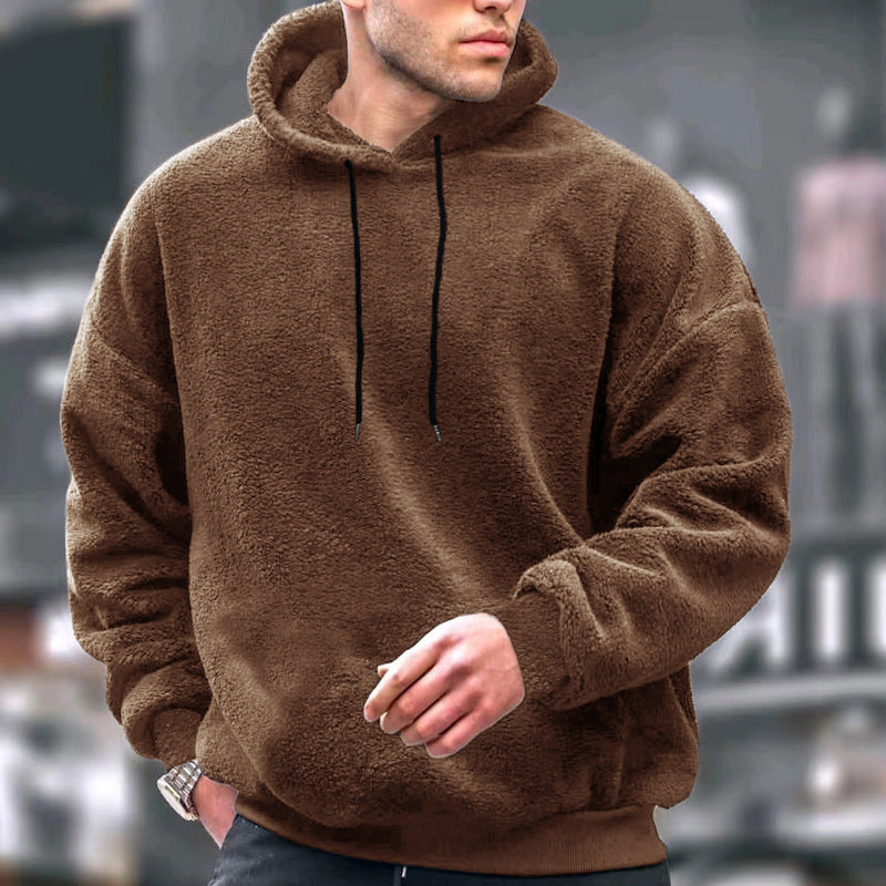 Damen gemütliches Fleece-Hoodie und Shorts Set R&B