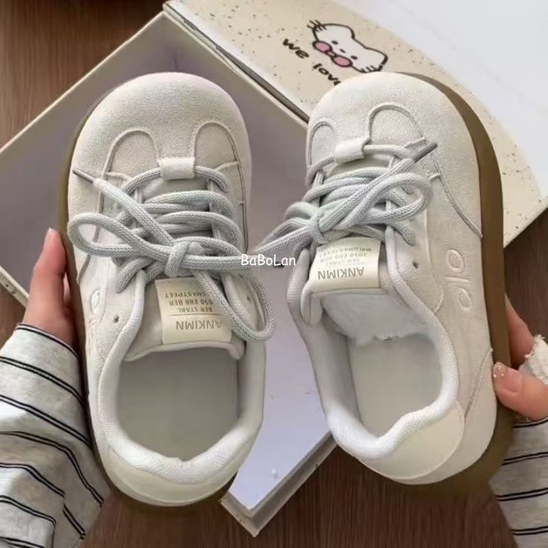 Damen Freizeit-Sneaker mit weichem Obermaterial und bequemer Dämpfung R&B