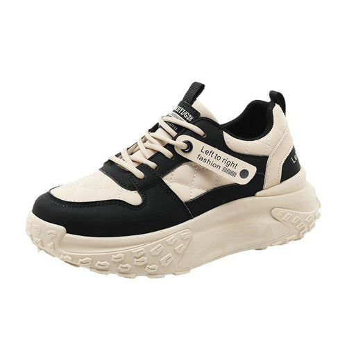 Damen Sportliche Chunky Sneakers mit gepolsterter Laufsohle R&B