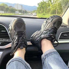 Damen Sportliche Sneakers mit atmungsaktivem Mesh-Obermaterial und rutschfester Sohle R&B
