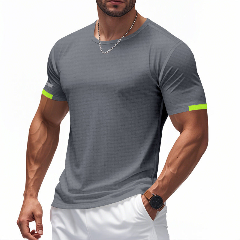 Herren Funktions-T-Shirt mit atmungsaktivem Design und reflektierenden Details R&B