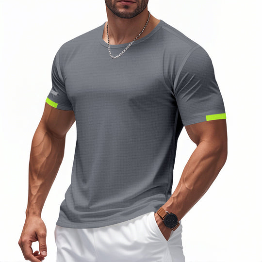 Herren Funktions-T-Shirt mit atmungsaktivem Design und reflektierenden Details R&B