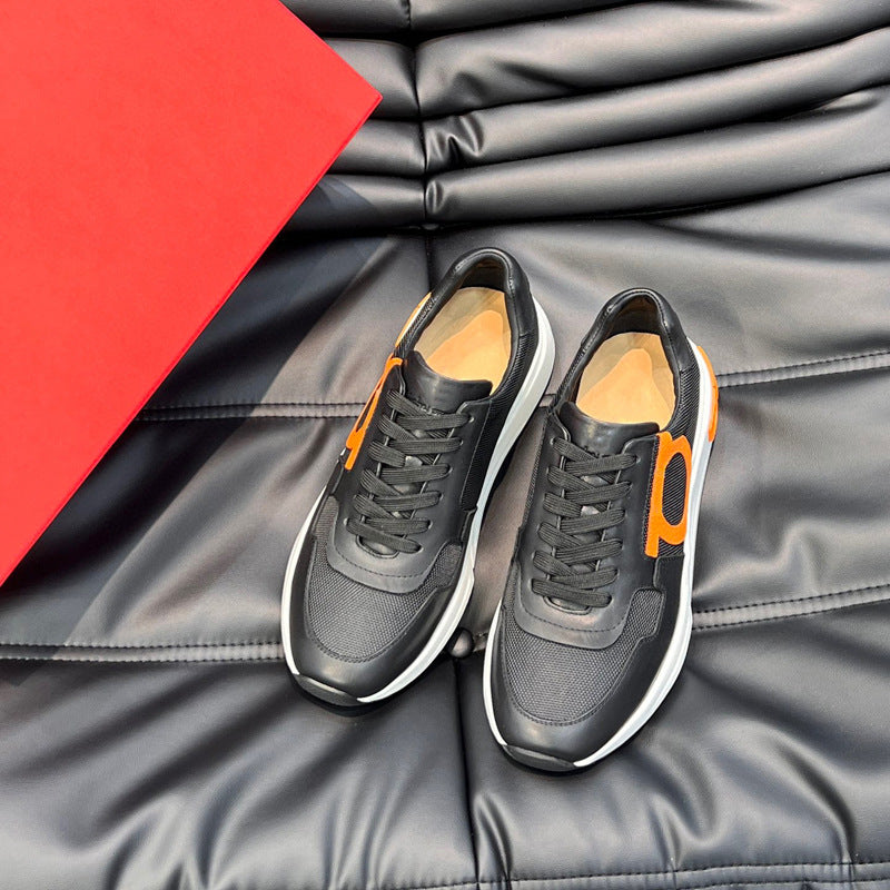 Damen Sportliche Sneakers mit atmungsaktiver Mesh-Struktur und dämpfender Sohle R&B