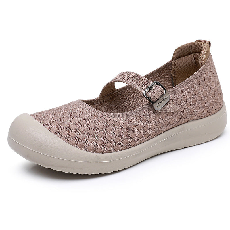Damen Bequeme und atmungsaktive Freizeit-Schuhe mit verstellbarem Riemen R&B