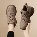Damen Sportliche Sneakers mit Reißverschluss und dämpfender Sohle R&B