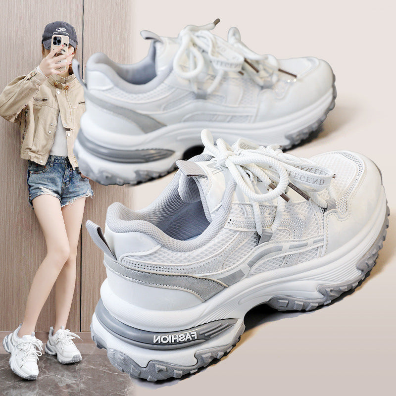 Damen Sportliche Sneakers mit atmungsaktivem Obermaterial und schockabsorbierender Sohle R&B