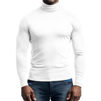 Herren atmungsaktives Rollkragen-T-Shirt aus weichem Jersey R&B