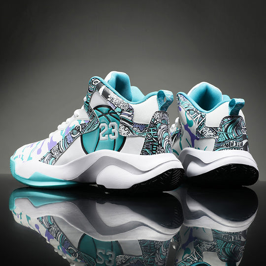 Damen Basketball Sneakers mit innovativem Design und detailreicher Optik R&B
