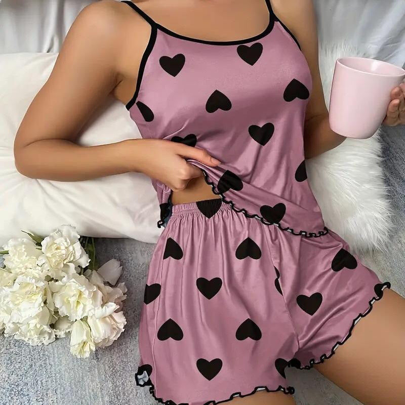 R&B | Hosenträgerweste Shorts Loungewear Set