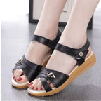Damen Komfortable Sandalen mit dämpfendem Fußbett und modischem Riemendesign