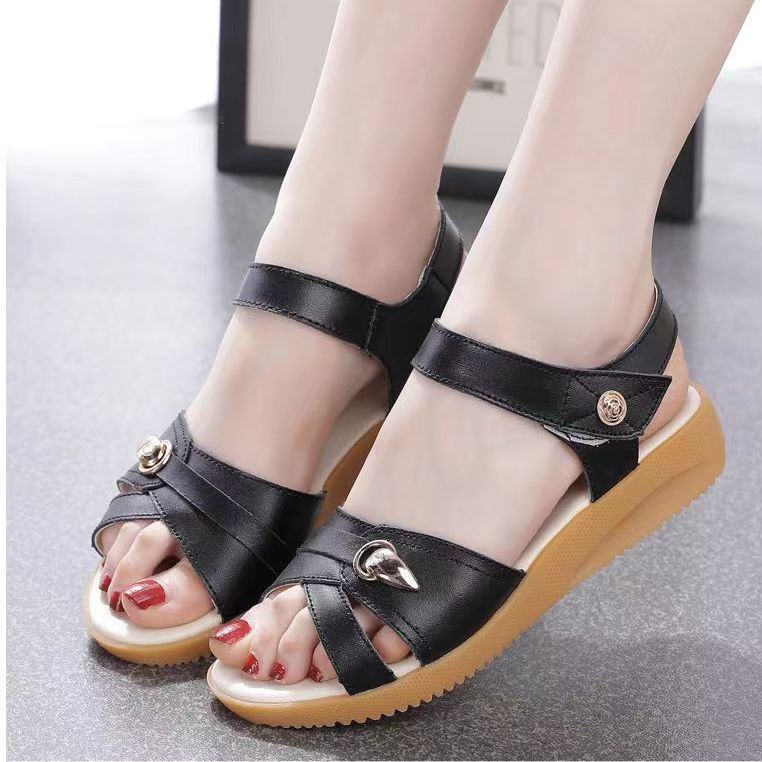 Damen Komfortable Sandalen mit dämpfendem Fußbett und modischem Riemendesign