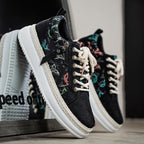 Damen Sportliche Sneaker mit einzigartigem grafischem Muster und dämpfender Sohle R&B