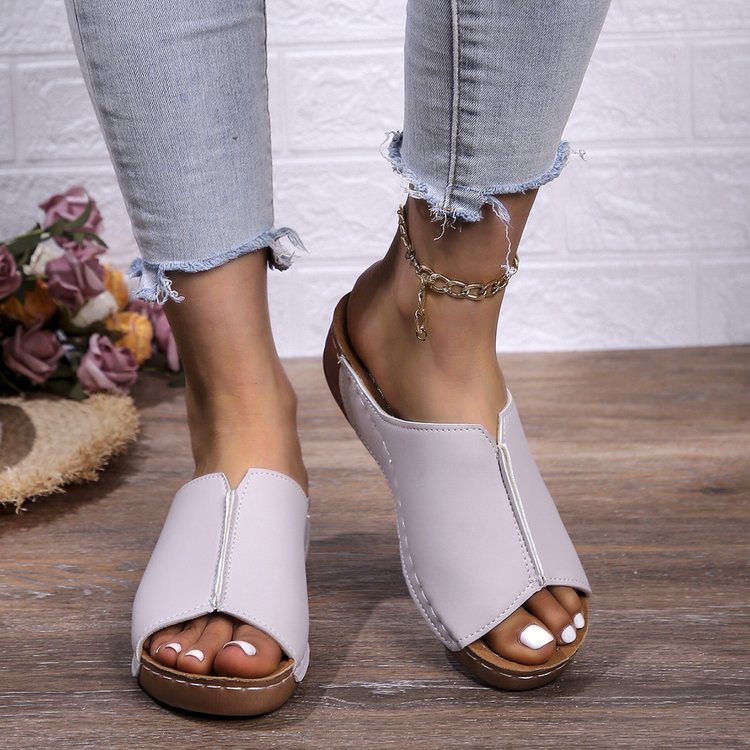 Damen luxuriöse und komfortable Clogs mit elegantem Fußbett R&B