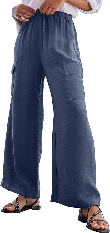 Damen Cargo-Hose aus leichtem Jersey R&B