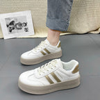 Damen Plateau Sneakers mit elegantem Design und rutschfester Sohle R&B