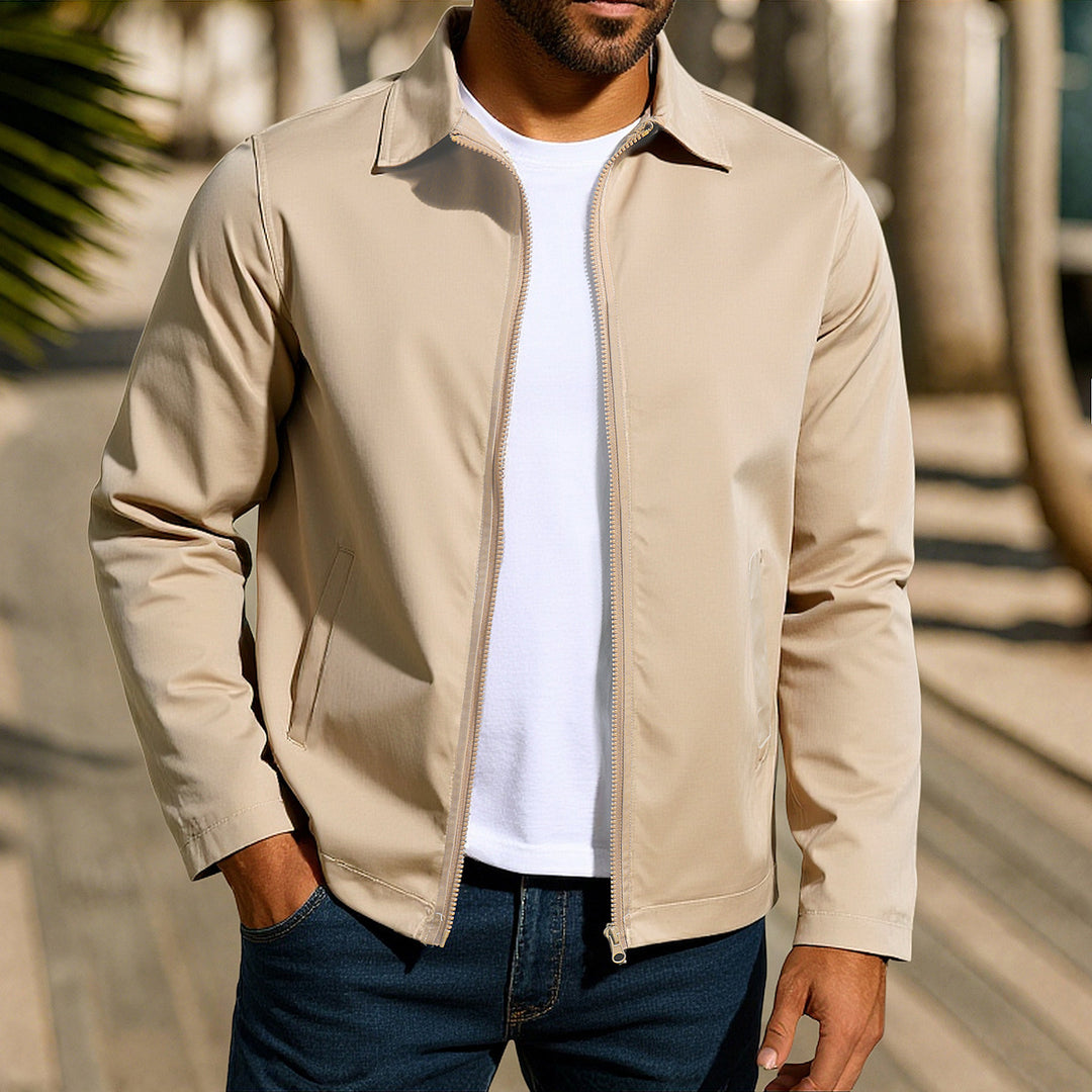 Herren lässige Freizeitjacke mit innovativer Windschutztechnologie R&B