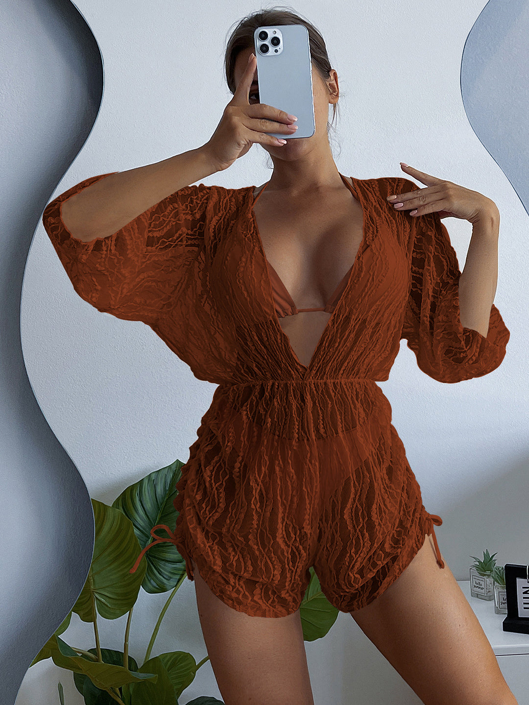Damen Strand-Latzkleid R&B