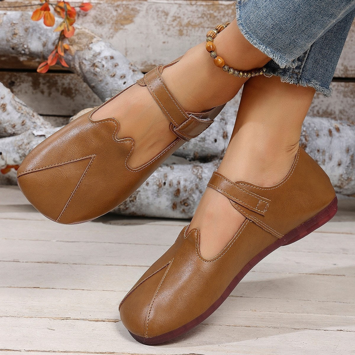 Damen Bequeme Sneaker mit verstellbarem Riemendesign R&B