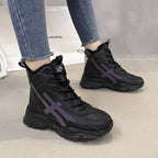 Damen Plüschgefütterte Winter Sneakers R&B