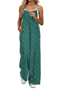 Damen Lässiger Jumpsuit mit floralen Mustern und praktischen Taschen R&B