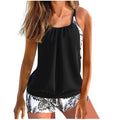 R&B | Damen Tankini Set mit Floralen Shorts und Angenehmen Trägern