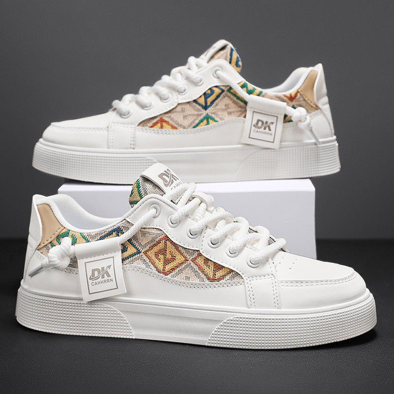 Damen modische Sneakers mit einzigartigen Stickereien und robustem Design R&B