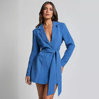R&B | Elegantes Blazerkleid mit Gürtel für Damen