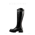 Damen Stiefel mit modischen Nietenakzenten und robustem Blockabsatz R&B