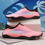 Damen Wassersport Aquaschuhe mit flexiblem Obermaterial und rutschfester Sohle