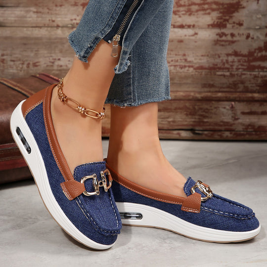 Damen Slip-On Sneaker mit modischem Metallakzent R&B