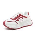 Damen Sportliche Chunky Sneakers mit rutschfester Gummisohle und atmungsaktivem Obermaterial R&B