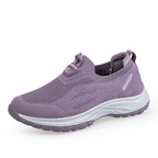 Damen Sportliche Slip-On Sneakers mit atmungsaktiver Mesh-Oberfläche R&B