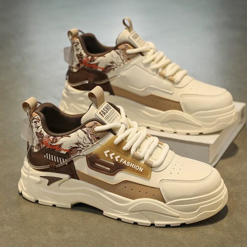 Damen chunky Sneakers mit stabiler Sohle und atmungsaktivem Obermaterial R&B