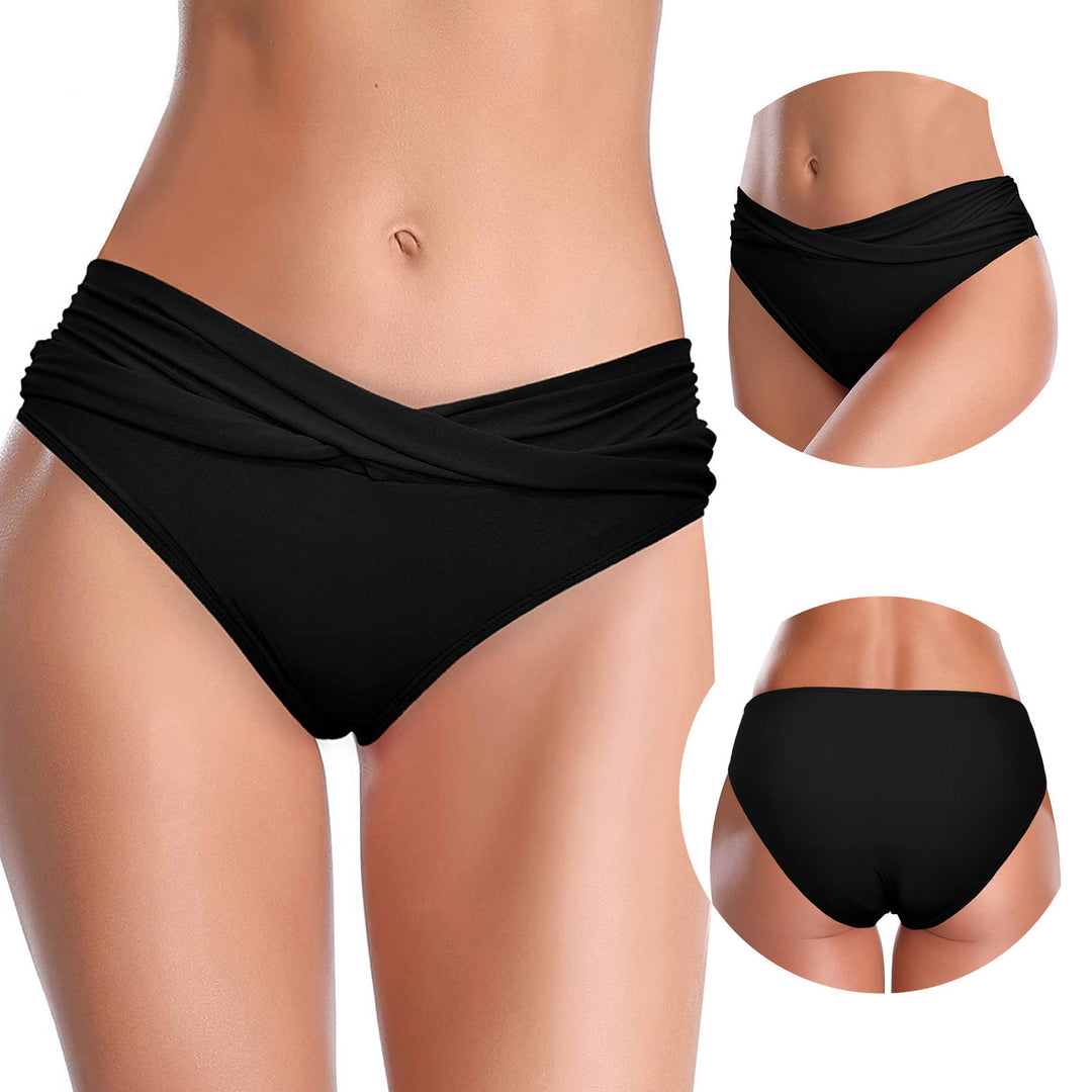 Damen Bikini-Hose mit elegantem Wickeldesign R&B