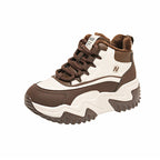 Damen Sportliche High-Top Sneakers mit kuscheligem Innenfutter R&B