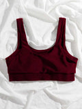 Damen Sportlicher Crop-Top BH R&B