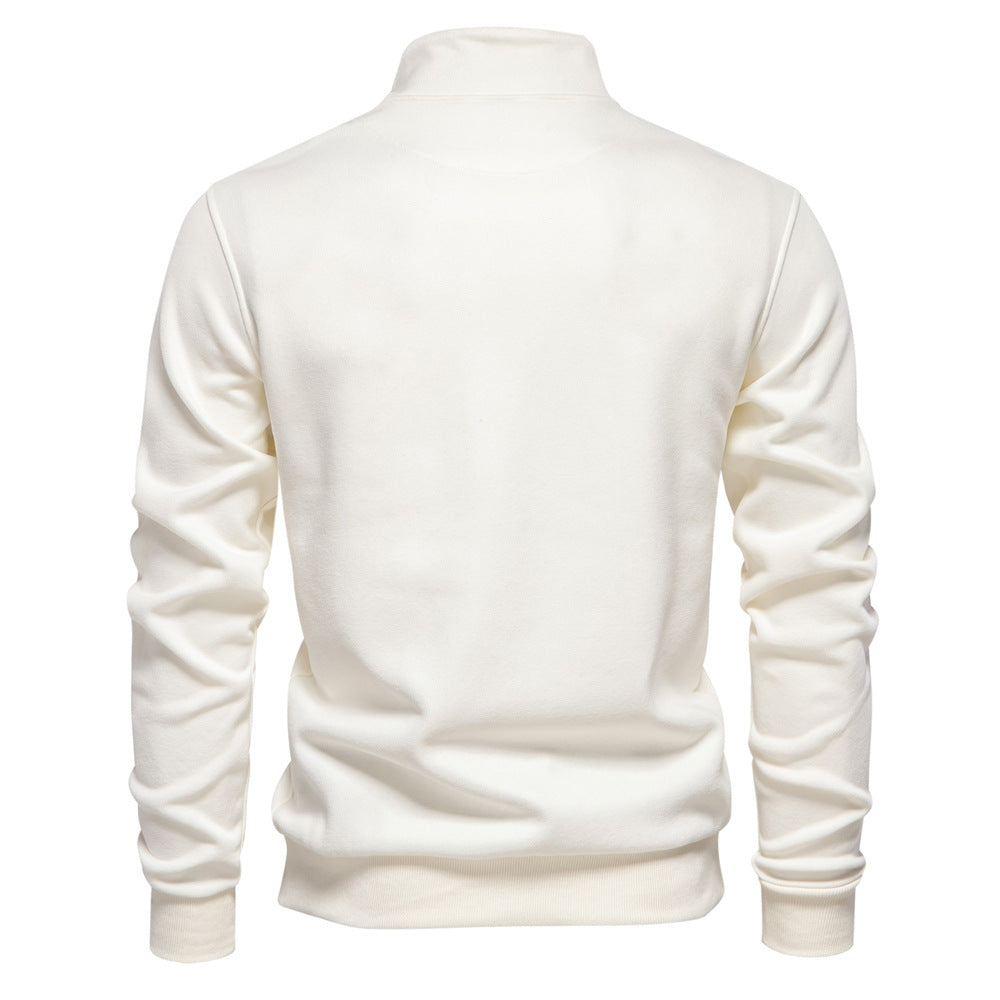 Herren Sweatshirt mit Stehkragen R&B