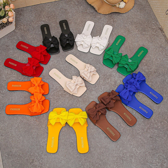 Damen Komfortable und stilvolle Sandalen mit Schleifendetail R&B
