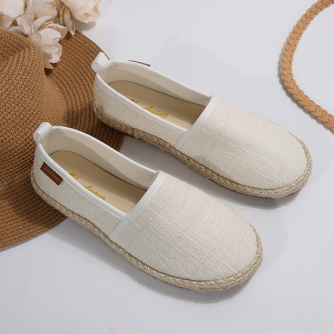 Damen Espadrilles mit elastischem Obermaterial und komfortabler Sohle R&B