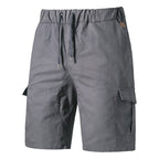 Herren lockere Cargo-Shorts mit praktischen Taschen und elastischem Bund