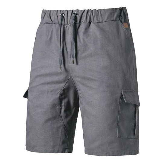Herren lockere Cargo-Shorts mit praktischen Taschen und elastischem Bund R&B