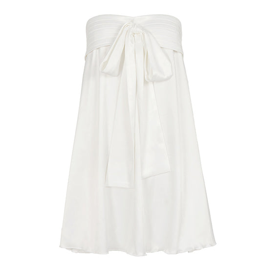 Damen eleganter Midirock mit gesmoktem Bund und losem Schnitt R&B