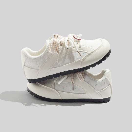 Damen Freizeit-Sneaker mit verspieltem Design und atmungsaktiver Oberflächenstruktur R&B