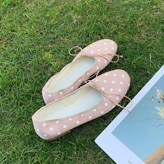 Damen Ballerinas mit femininem Schleifenakzent und weicher Innensohle R&B