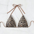 Damen Triangel-Bikini mit modischem Leopardenmuster R&B