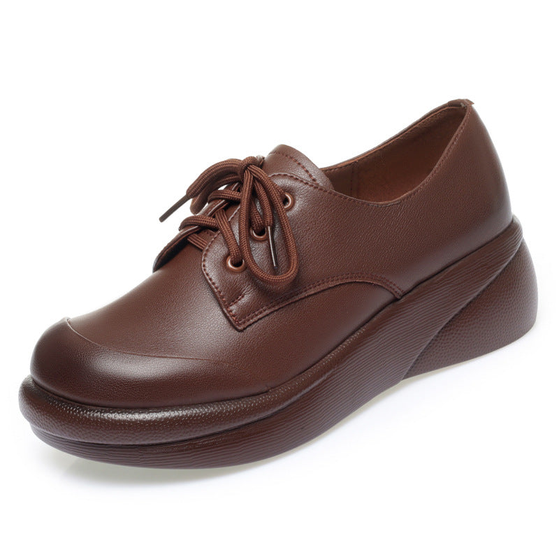 Damen Komfortable Schnürschuhe mit leichtem Wedge-Design und rutschfester Sohle R&B