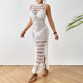 Damen Lässiges Häkelkleid mit Fransen R&B